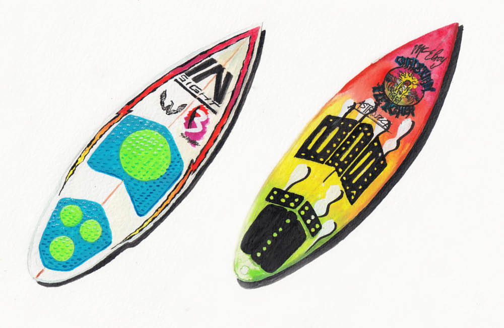 9 Stück Surfboard Deck Grip Traction Tail Pad Full Size   Surf Mat Kleber 